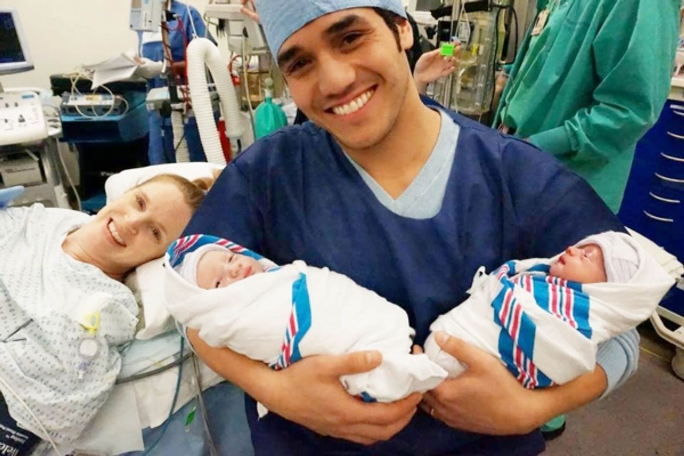Photo Flash: ALADDIN's Adam Jacobs Welcomes Twin Sons!  Image
