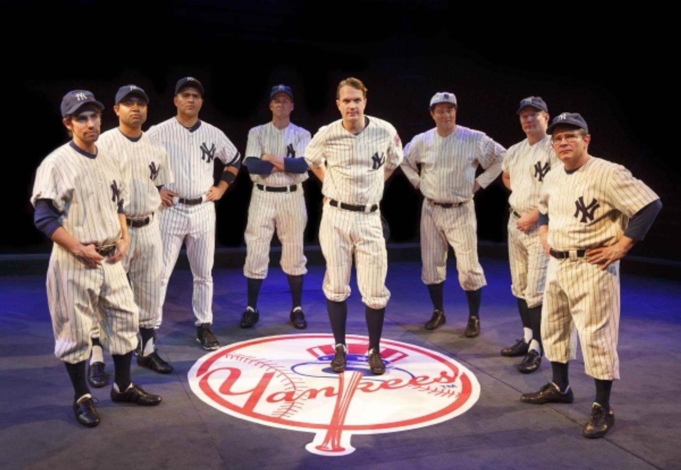 Photo Flash: Batter Up! First Look at Peter Scolari and More in Broadway's BRONX BOMBERS  Image