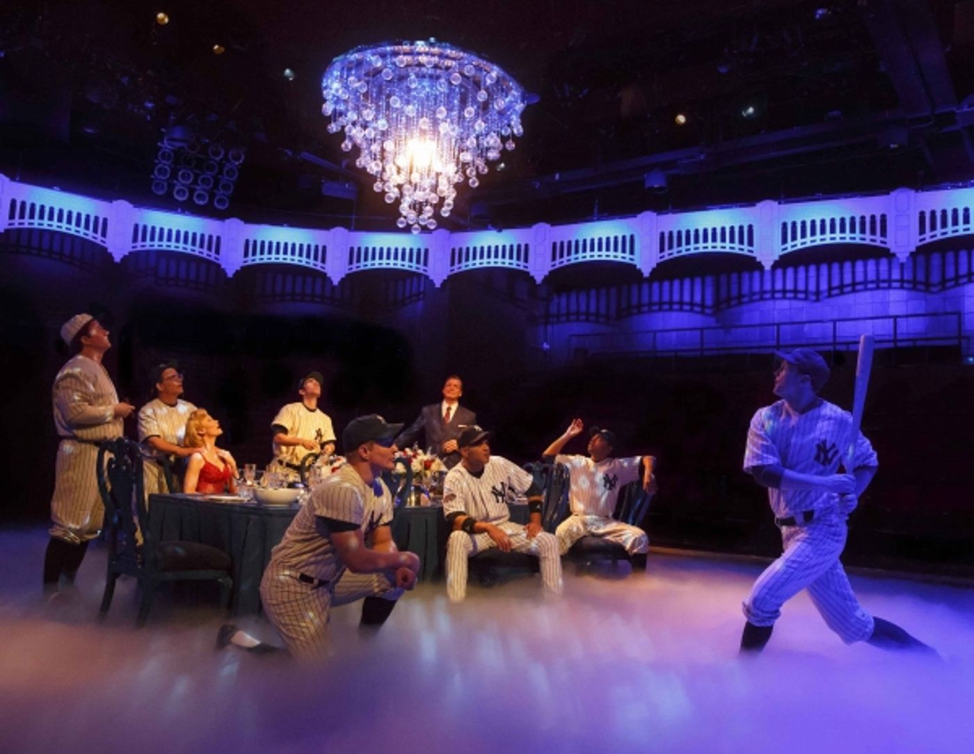 Photo Flash: Batter Up! First Look at Peter Scolari and More in Broadway's BRONX BOMBERS  Image