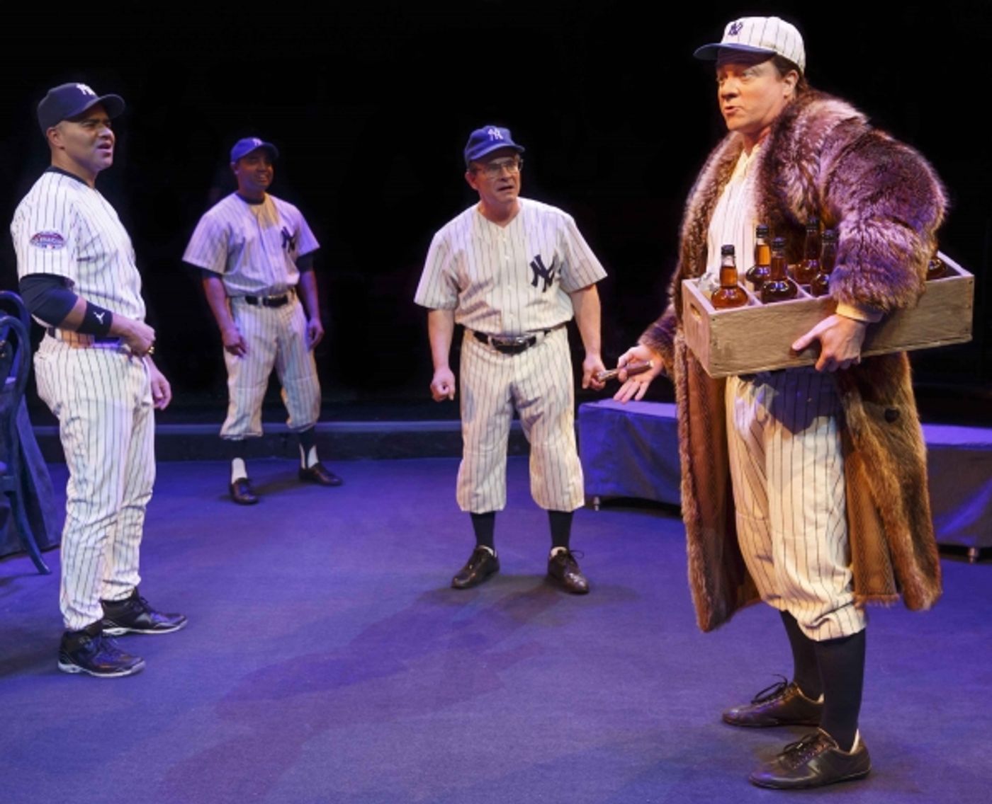 Photo Flash: Batter Up! First Look at Peter Scolari and More in Broadway's BRONX BOMBERS  Image