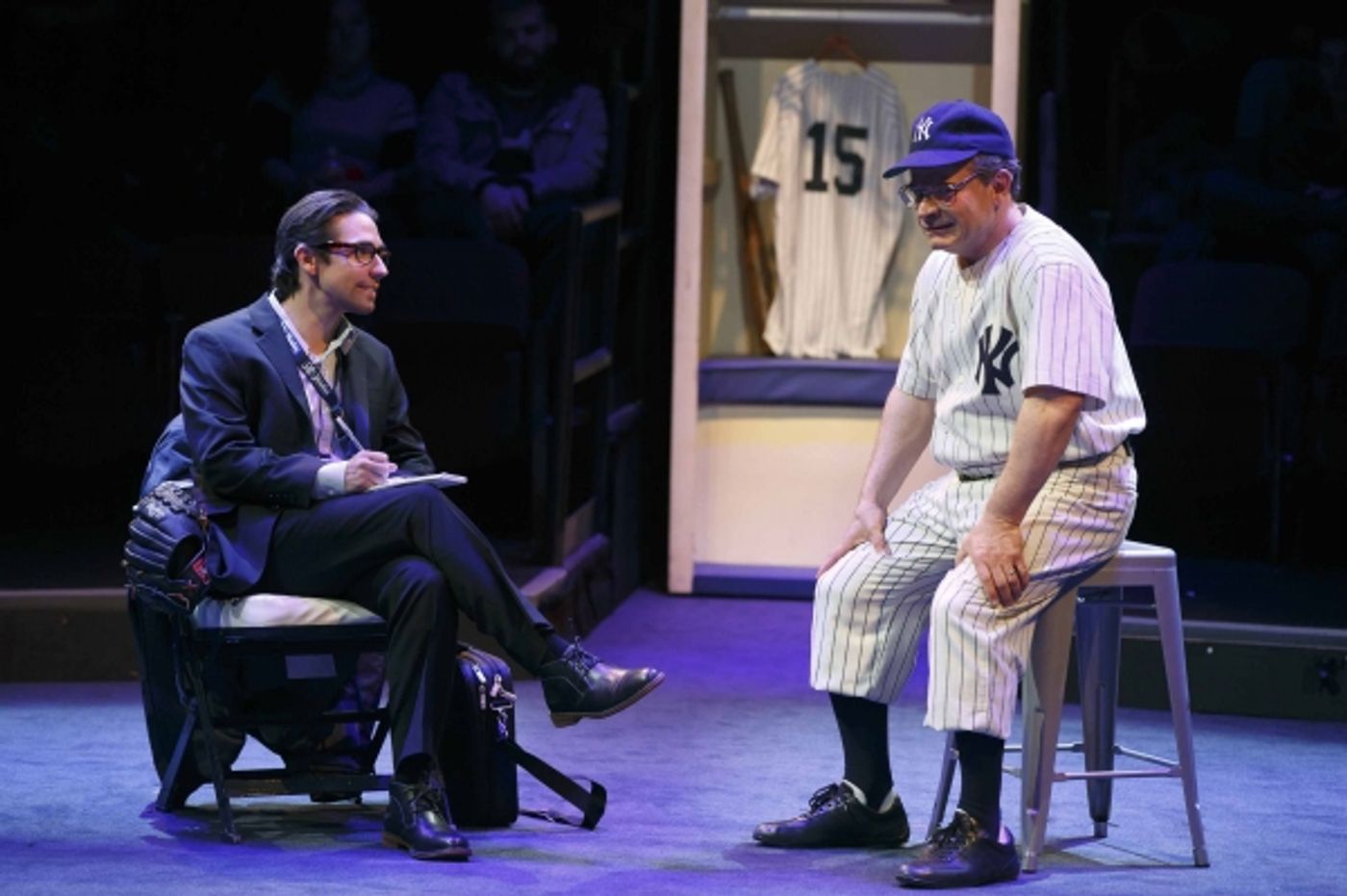 Photo Flash: Batter Up! First Look at Peter Scolari and More in Broadway's BRONX BOMBERS  Image
