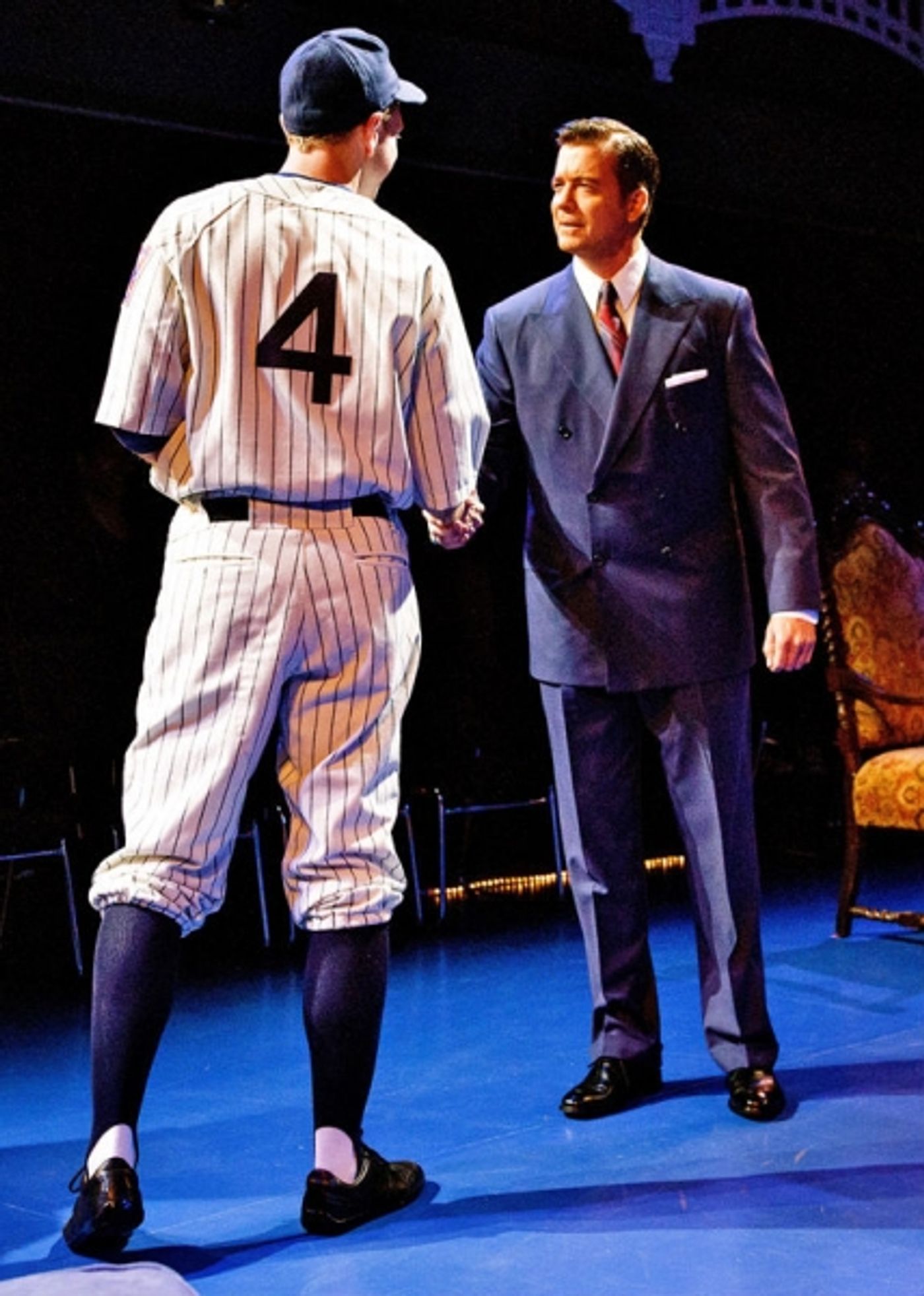 Photo Flash: Batter Up! First Look at Peter Scolari and More in Broadway's BRONX BOMBERS  Image