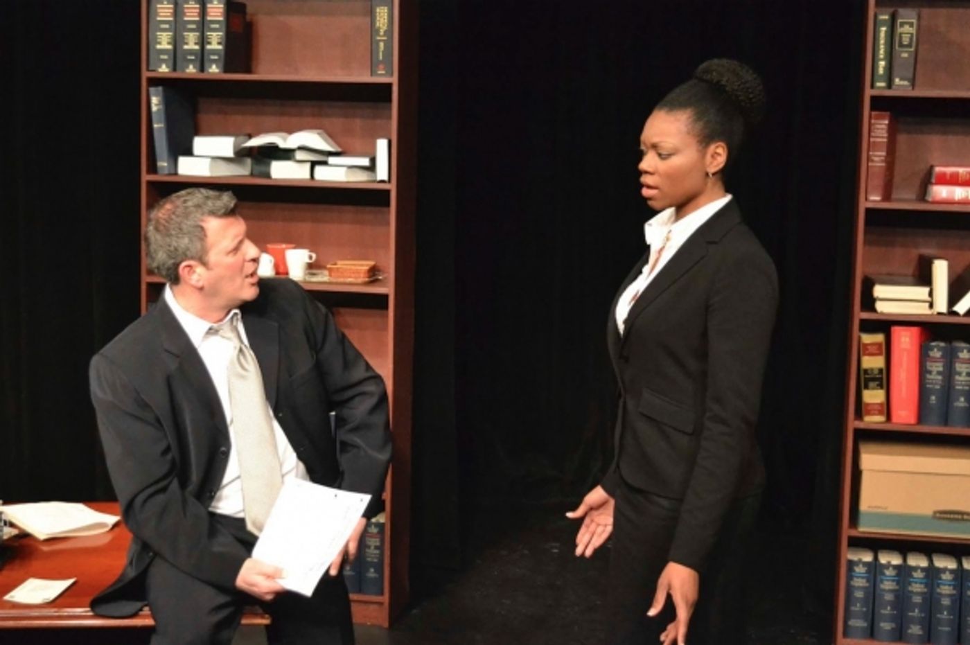 Photo Flash: First Look at Players Guild of Leonia's RACE  Image