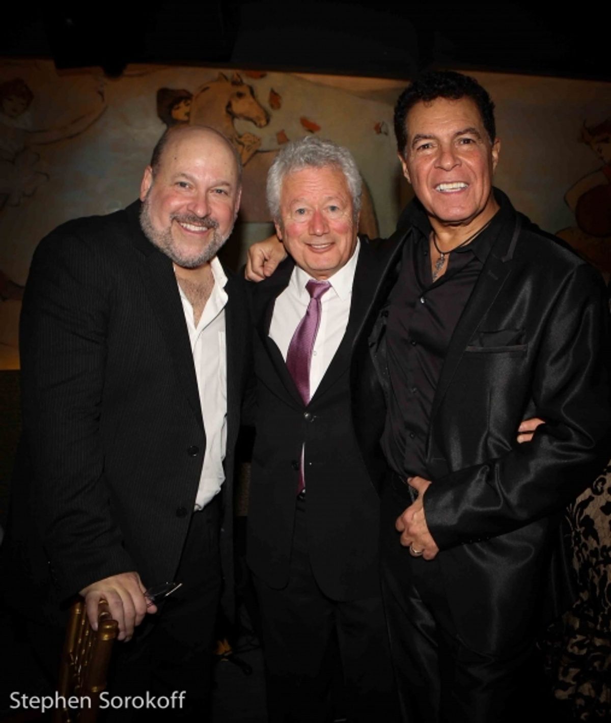 Frank Wildhorn, Stephen Sorokoff, Clint Holmes at 