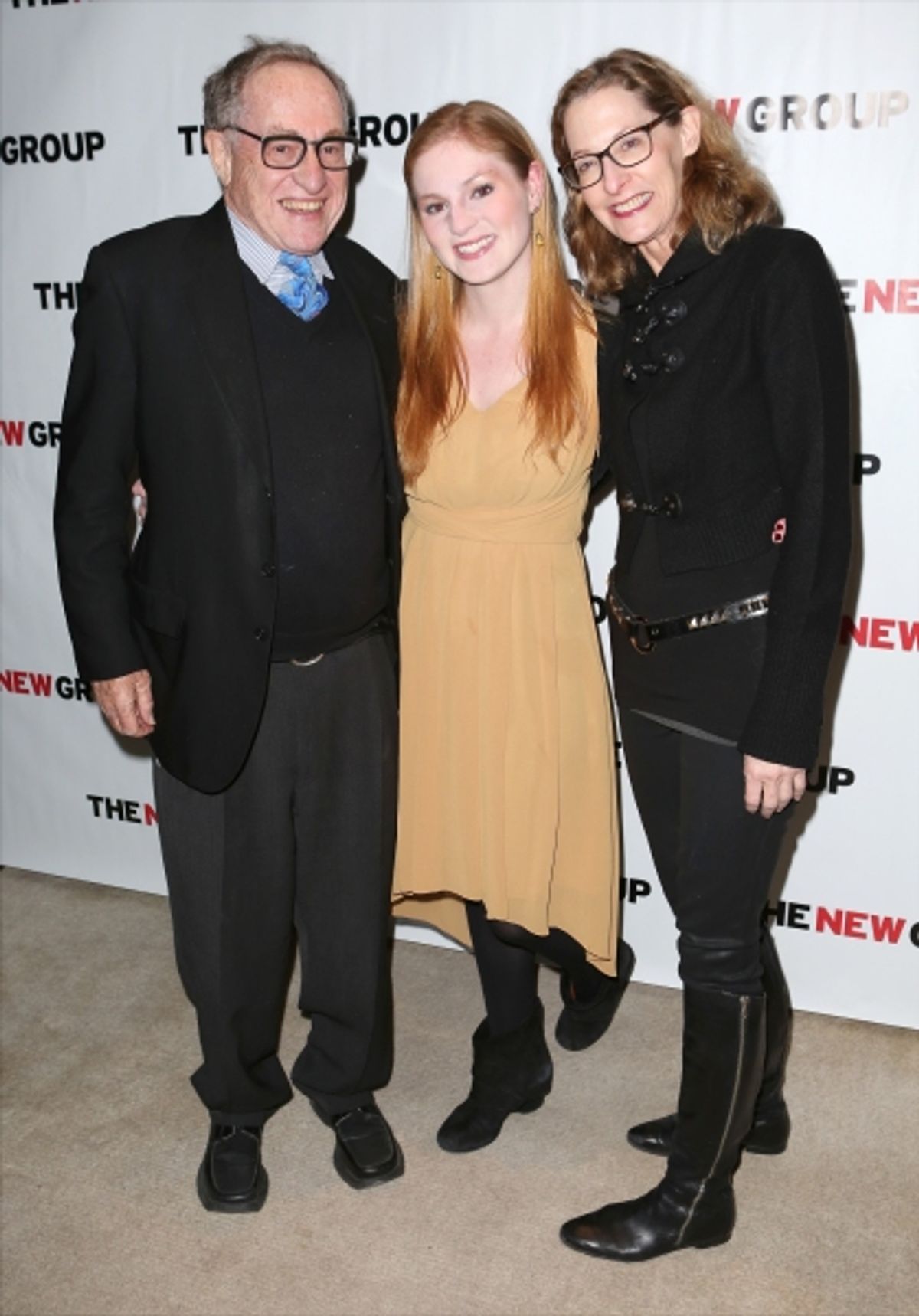 Alan Dershowitz, Ella Dershowitz & Carolyn Cohen  at 