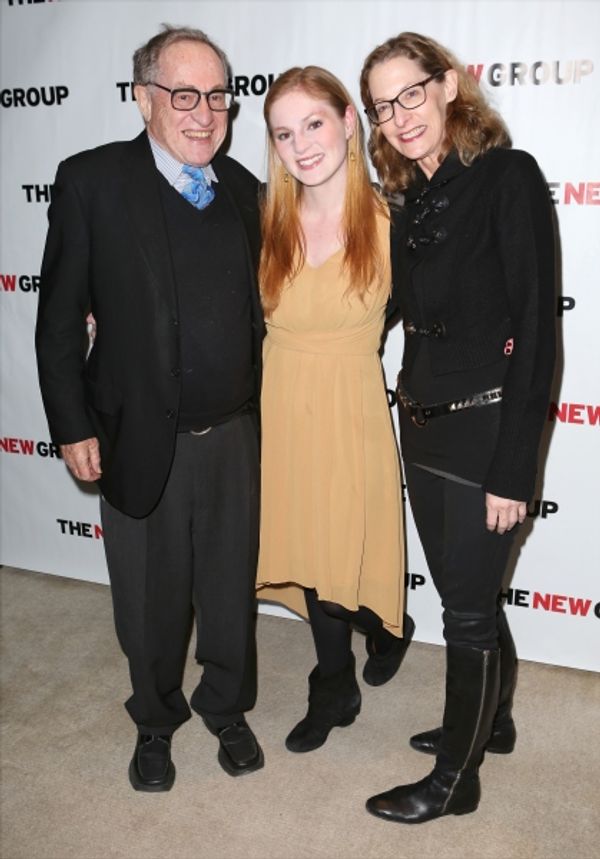Alan Dershowitz, Ella Dershowitz & Carolyn Cohen  Photo