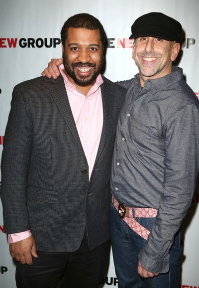 Playwright Thomas Bradshaw and Director Scott Elliott  Photo