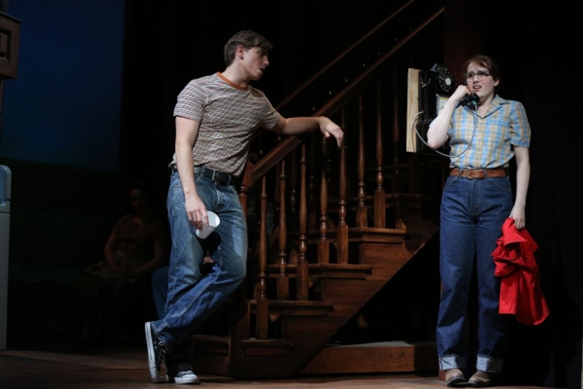 Derek Klena and Caitlin Kinnunen at 
