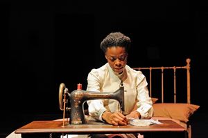 Mia Ellis as Esther @ BroadwayWorld Mia Ellis as Esther Photo