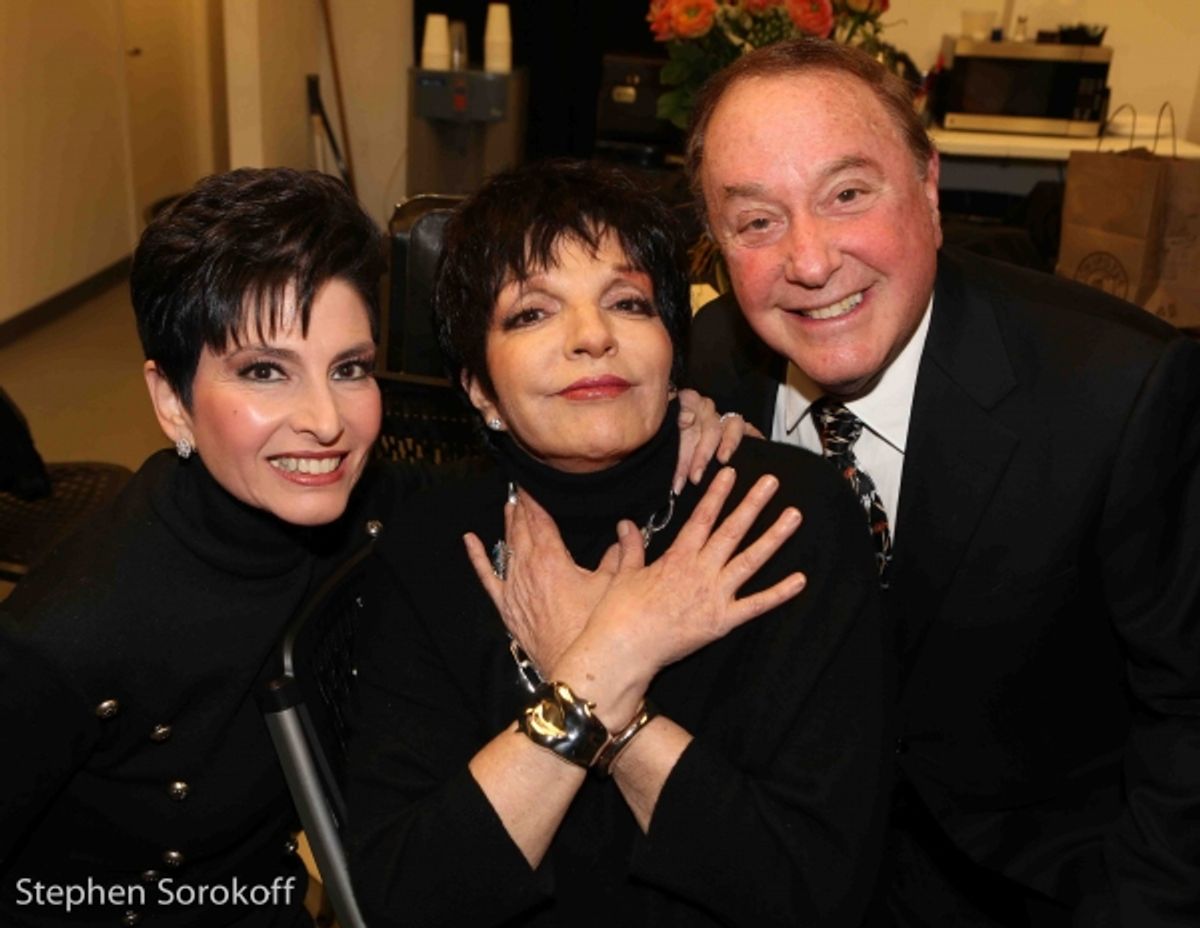 Arlene Lazar, Liza Minnelli, Alan Lazar at 