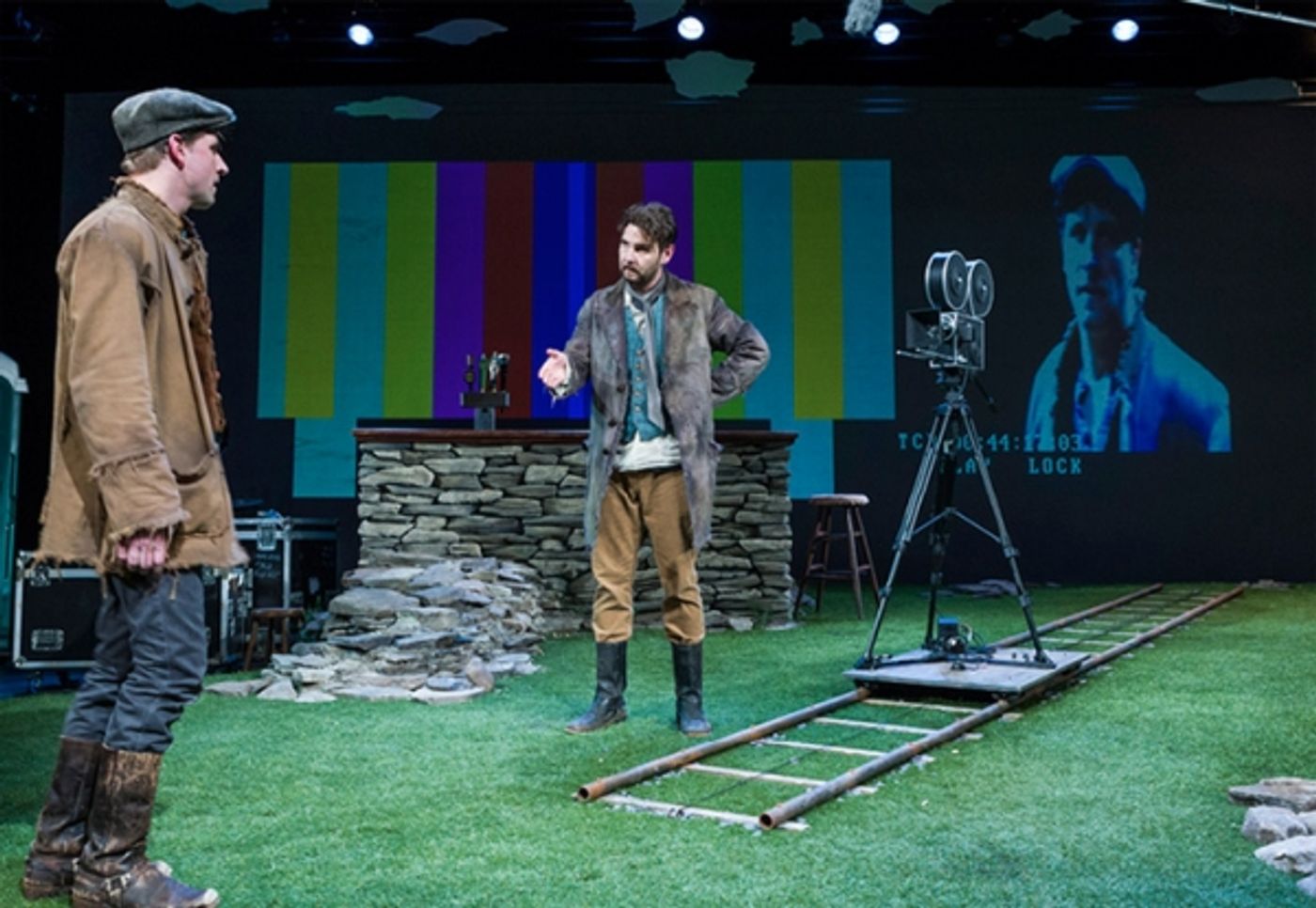 Photo Flash: First Look at Center Stage's STONE IN HIS POCKETS with Todd Lawson and Clinton Brandhagen  Image