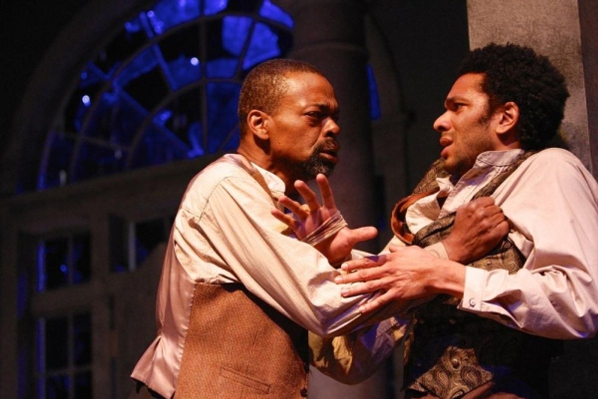 Jonathan Peck (Simon) and Biko Eisen-Martin (John)  at 