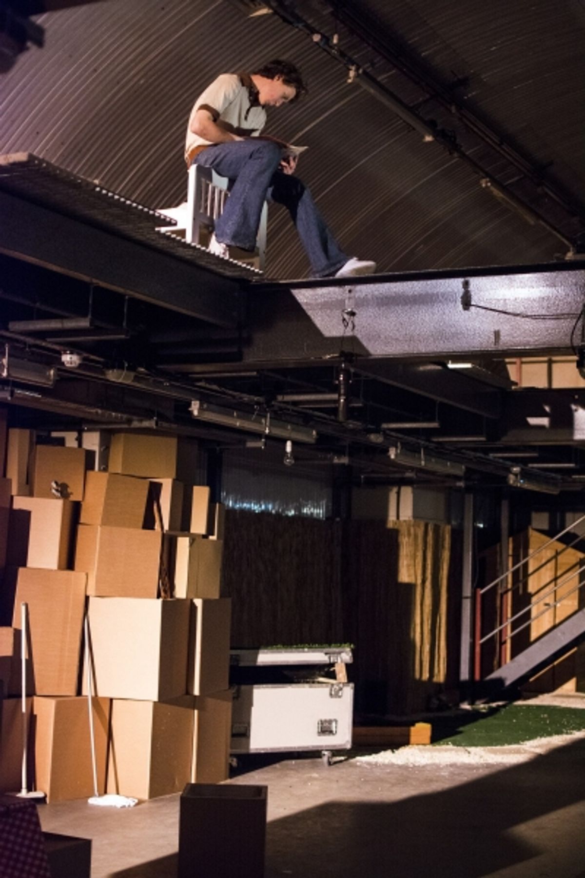 George Mackay (Jack) in The Cement Garden. Photo by Rebecca Pitt. at 