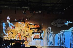 John Chancer (Narrator) in Fear and Loathing in Las Vegas. Photo by Nobby Clarke. Photo