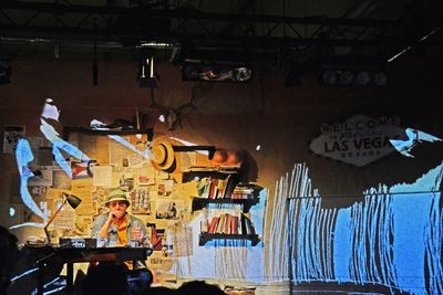 John Chancer (Narrator) in Fear and Loathing in Las Vegas. Photo by Nobby Clarke. Photo