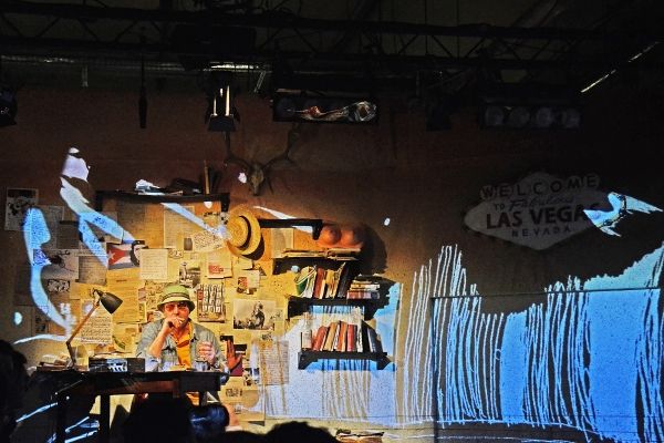 John Chancer (Narrator) in Fear and Loathing in Las Vegas. Photo by Nobby Clarke. Photo