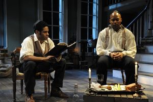 Laurence Curry as John and Cajardo Lindsey as Simon Photo
