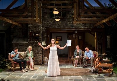 David Hull, Christine Ebersole, Liesel Allen Yeager, Kristine Nielsen and Mark Blum Photo