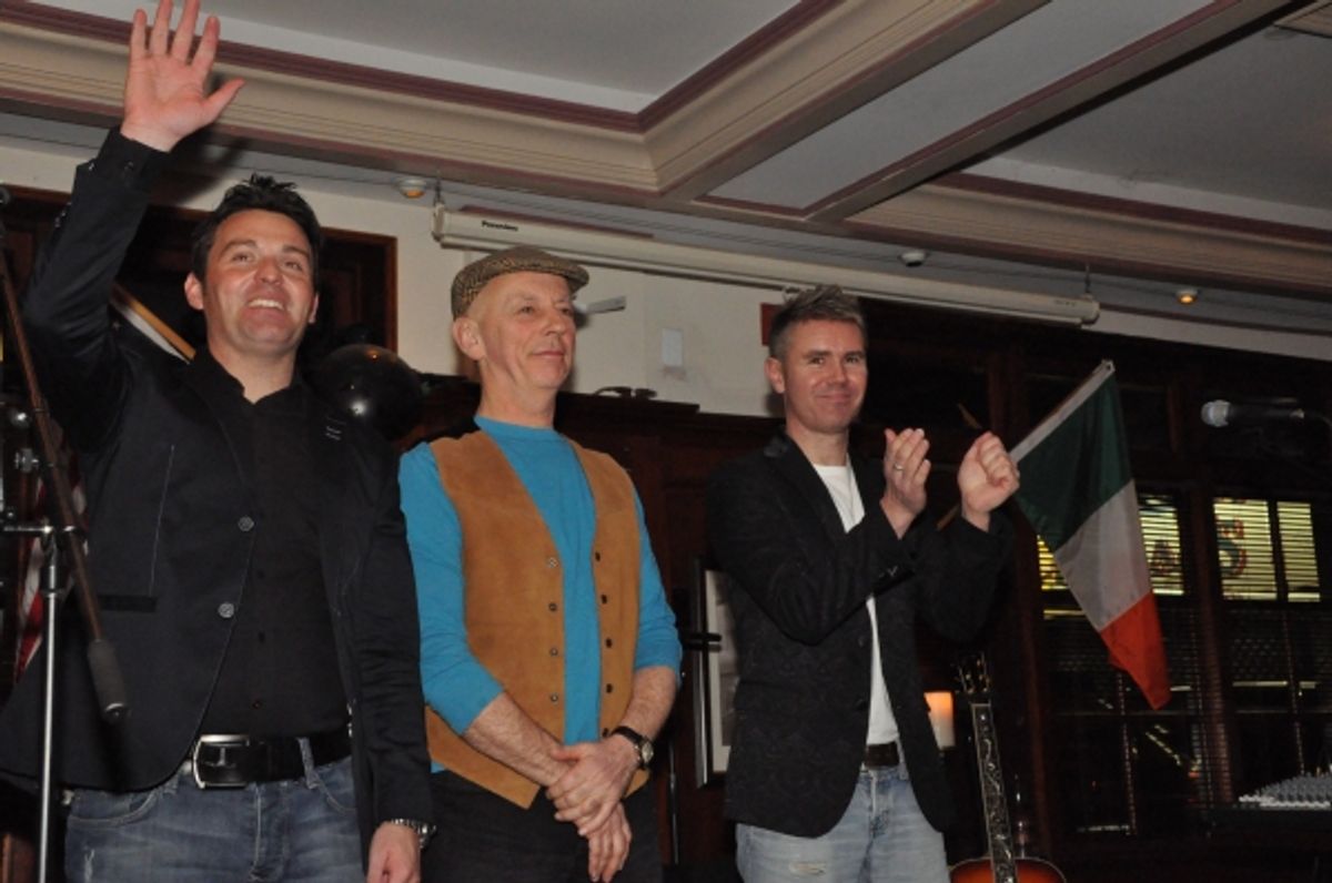 Ryan Kelly, Dave Cook and Neil Byrne at 