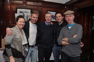 Angela Halloran, Neil Byrne, Rory Dolan, Ryan Kelly and Dave Cook @ BroadwayWorld Angela Halloran, Neil Byrne, Rory Dolan, Ryan Kelly and Dave Cook Photo