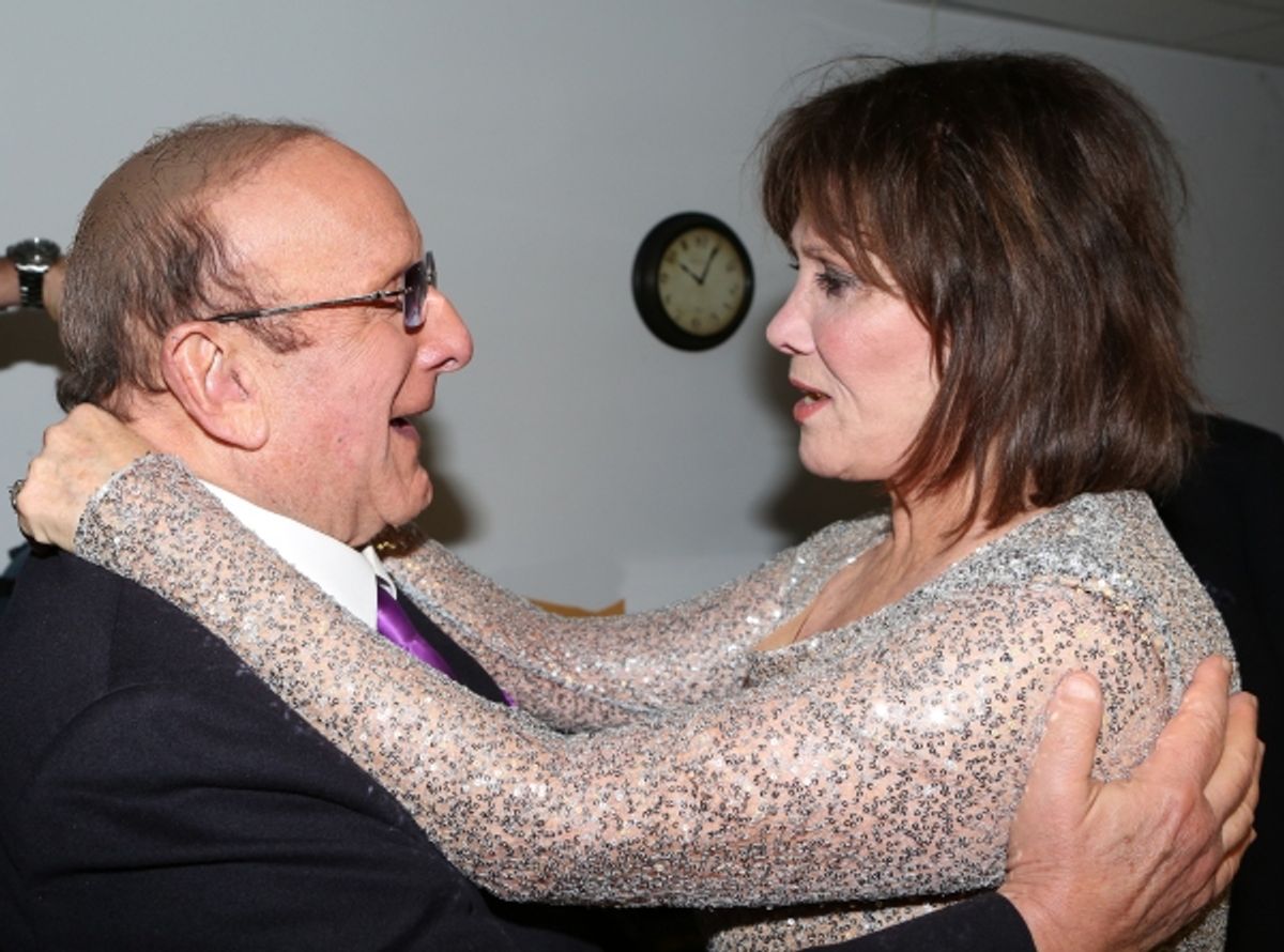 Clive Davis and Michele Lee at 