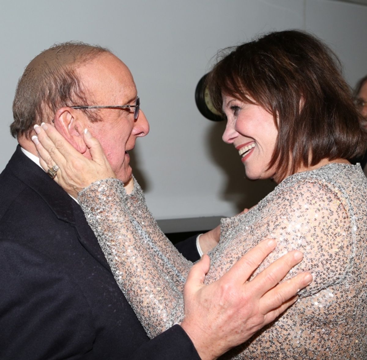 Clive Davis and Michele Lee at 