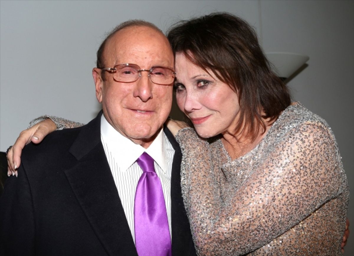 Clive Davis and Michele Lee at 