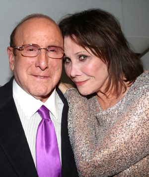 Clive Davis and Michele Lee Photo