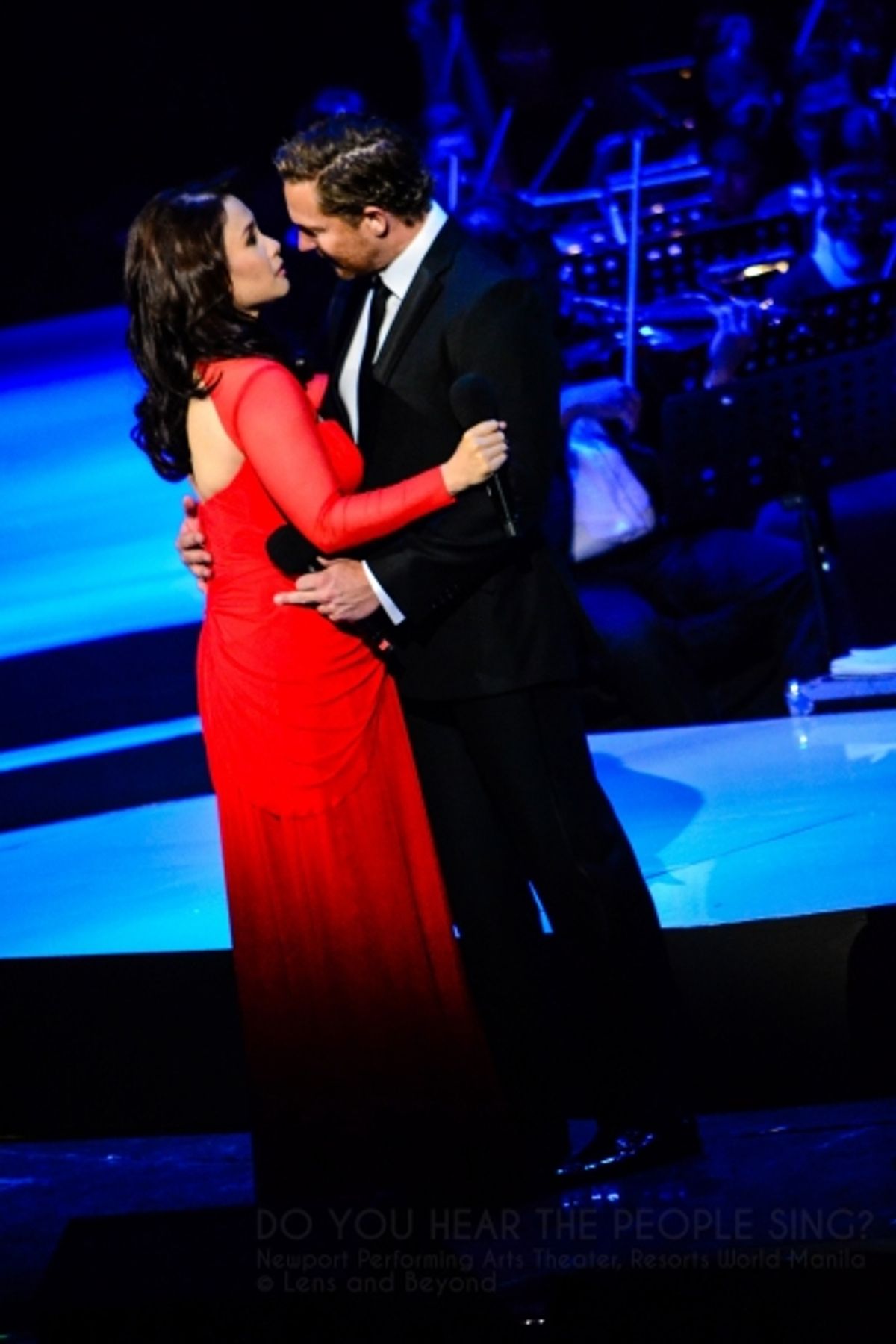 Lea Salonga, David Harris at 