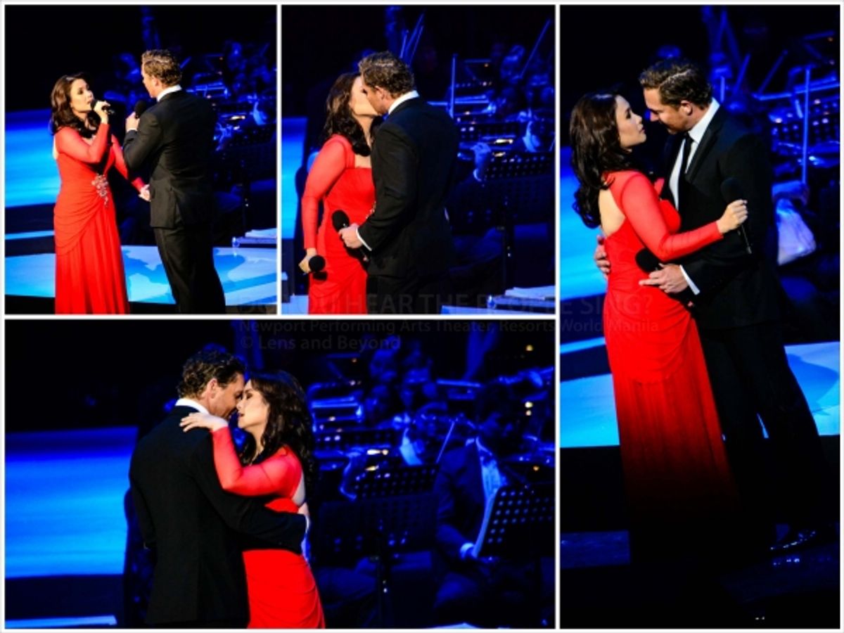 Lea Salonga, David Harris at 