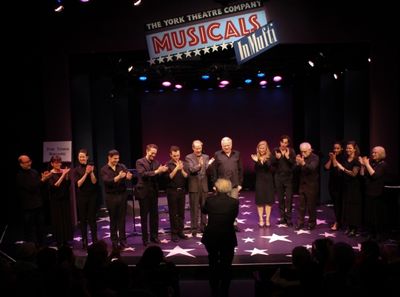 Sheldon Harnick and the cast Photo
