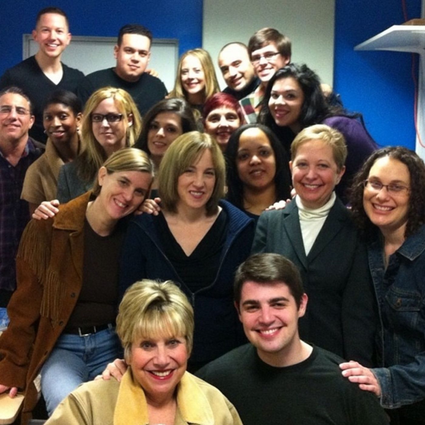 Photo Flash: Saturday Intermission Pics, Feb 1 - Broadway's 'Manly Mormons' Prep for Super Bowl Sunday; Plus MATILDA, KINKY BOOTS & More! Photo Flash: Saturday Intermission Pics, Feb 1 - Broadway's 'Manly Mormons' Prep for Super Bowl Sunday; Plus MATILDA, KINKY BOOTS & More! Image