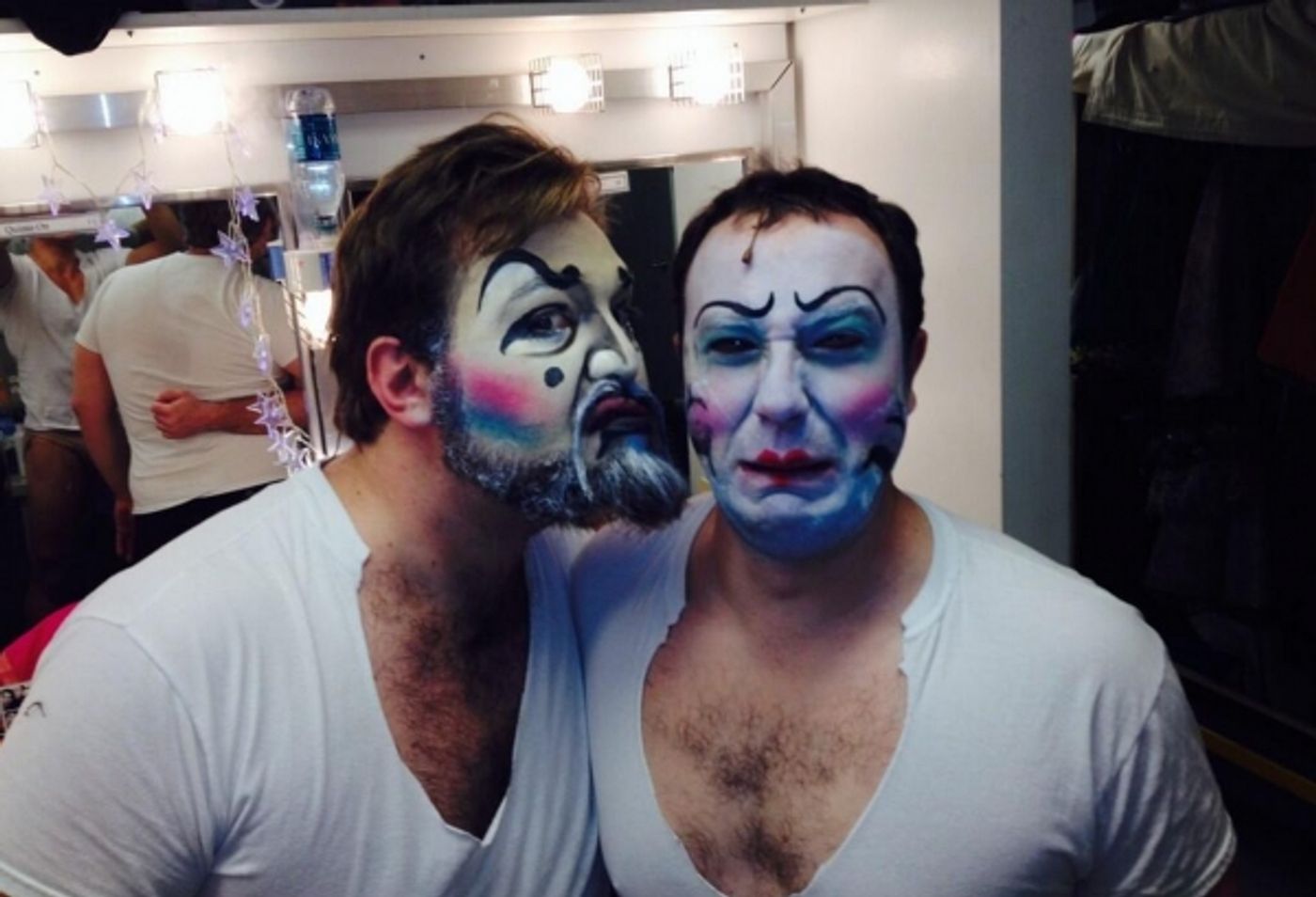 Photo Flash: Saturday Intermission Pics, Feb 1 - Broadway's 'Manly Mormons' Prep for Super Bowl Sunday; Plus MATILDA, KINKY BOOTS & More! Photo Flash: Saturday Intermission Pics, Feb 1 - Broadway's 'Manly Mormons' Prep for Super Bowl Sunday; Plus MATILDA, KINKY BOOTS & More! Image