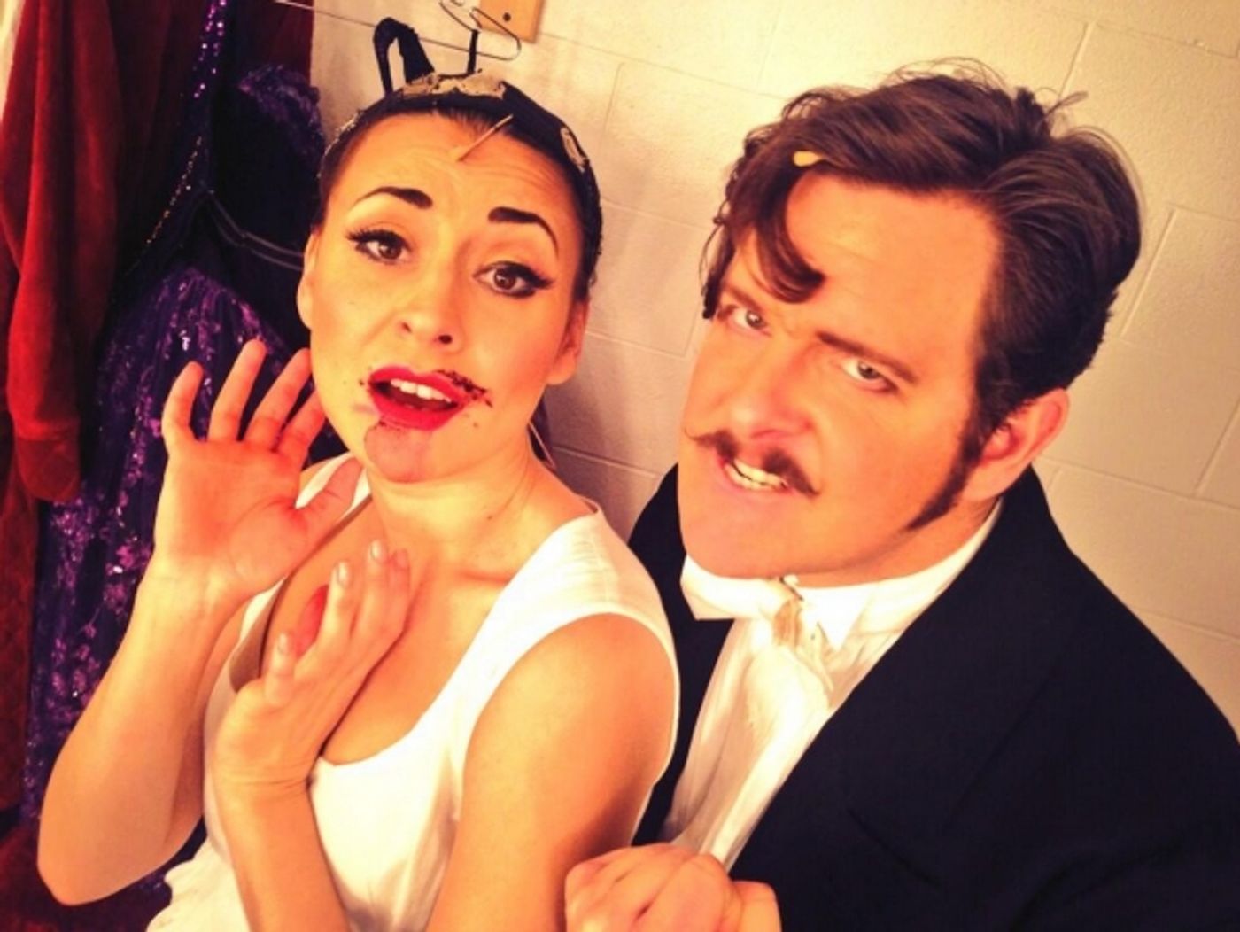 Photo Flash: Saturday Intermission Pics, Feb 1 - Broadway's 'Manly Mormons' Prep for Super Bowl Sunday; Plus MATILDA, KINKY BOOTS & More! Photo Flash: Saturday Intermission Pics, Feb 1 - Broadway's 'Manly Mormons' Prep for Super Bowl Sunday; Plus MATILDA, KINKY BOOTS & More! Image