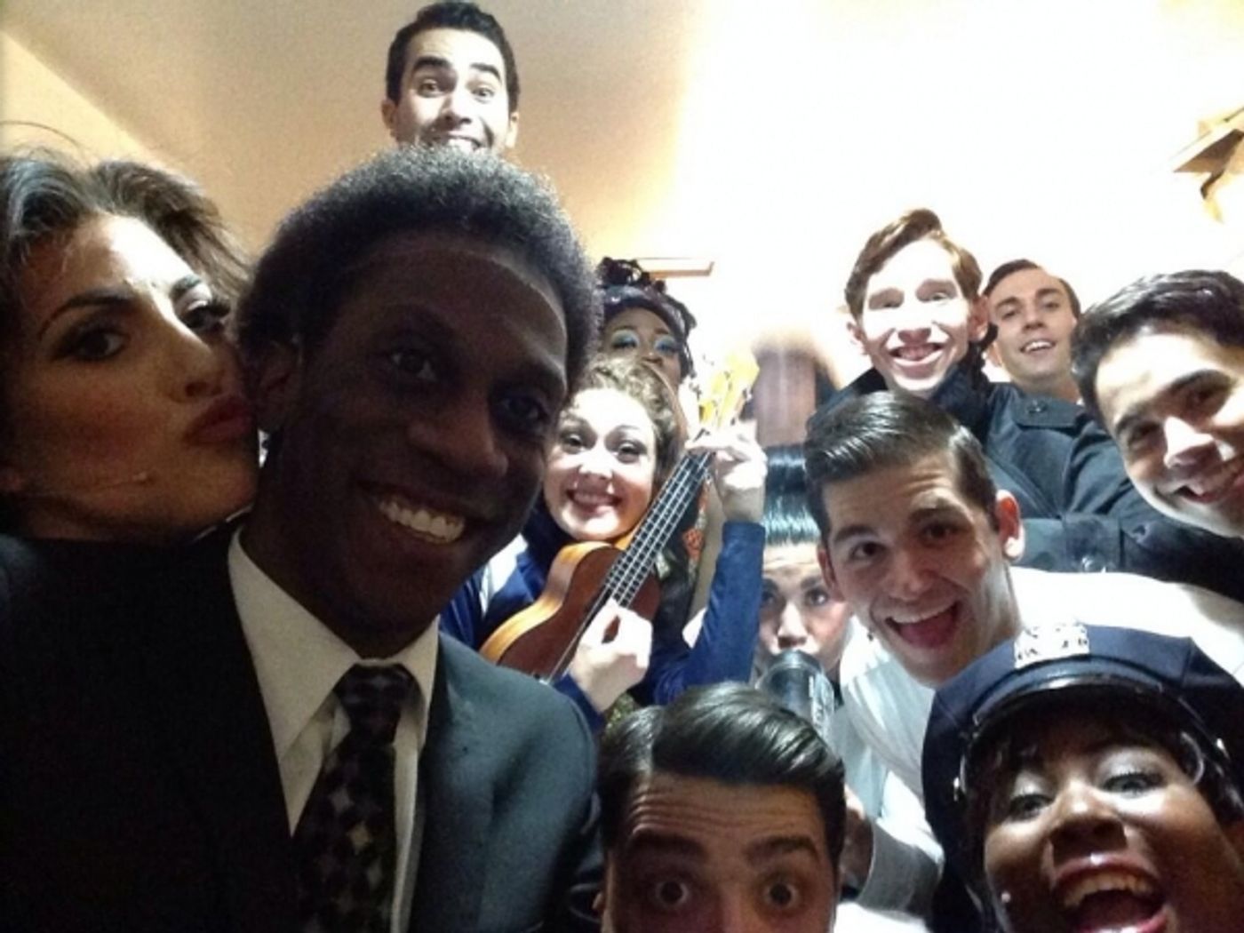 Photo Flash: Saturday Intermission Pics, Feb 1 - Part 2 - Join the Revolution! A Slew of Tweets from High School LES MIS, Plus Kara Lindsay's Last #SIP at NEWSIES! Photo Flash: Saturday Intermission Pics, Feb 1 - Part 2 - Join the Revolution! A Slew of Tweets from High School LES MIS, Plus Kara Lindsay's Last #SIP at NEWSIES! Image