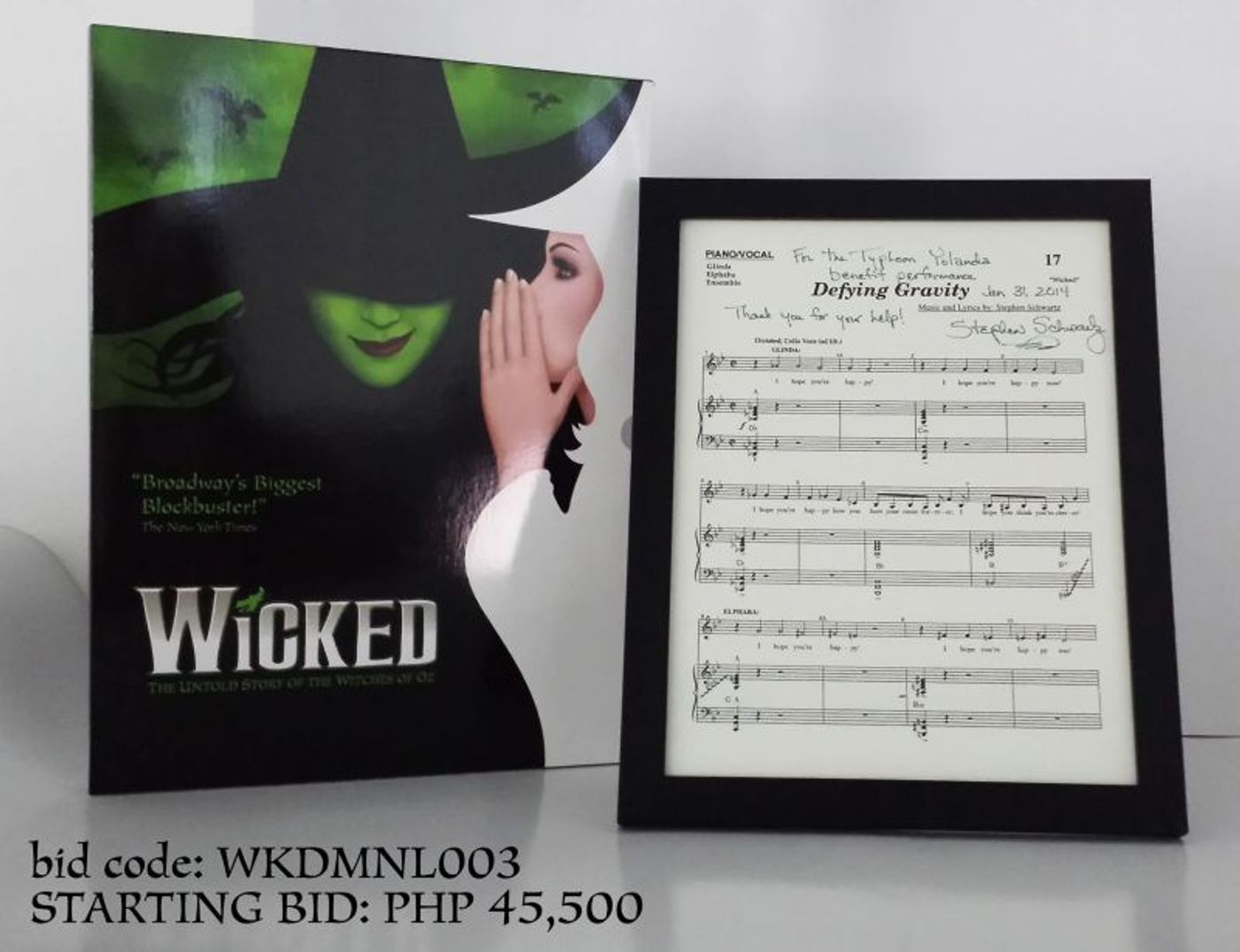 Photo Coverage: WICKED-Manila Holds Live Auction for Typhoon Victims  Image