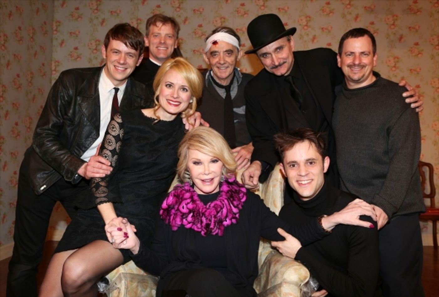 Exclusive Photo Coverage: Joan Rivers Visits Cast of Red Bull Theater's LOOT Image