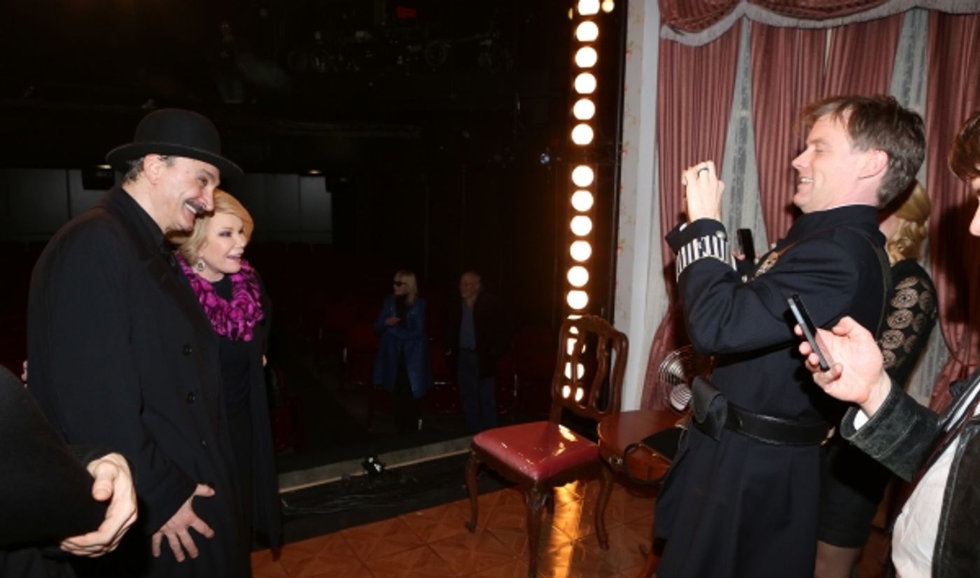 Exclusive Photo Coverage: Joan Rivers Visits Cast of Red Bull Theater's LOOT Image
