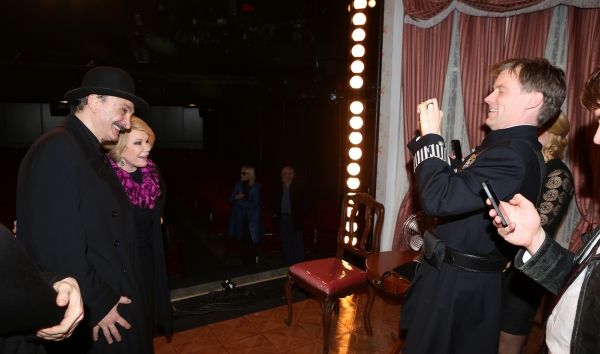 Joan Rivers visits Rocco Sisto, Eric Martin Brown and Nick Westrate Photo