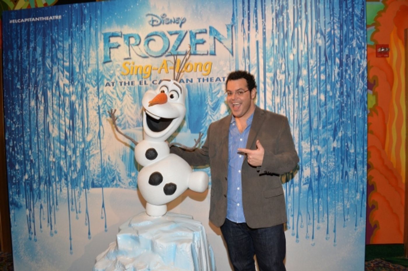 Photo Flash: Josh Gad Makes Appearance at FROZEN Sing-Along  Image