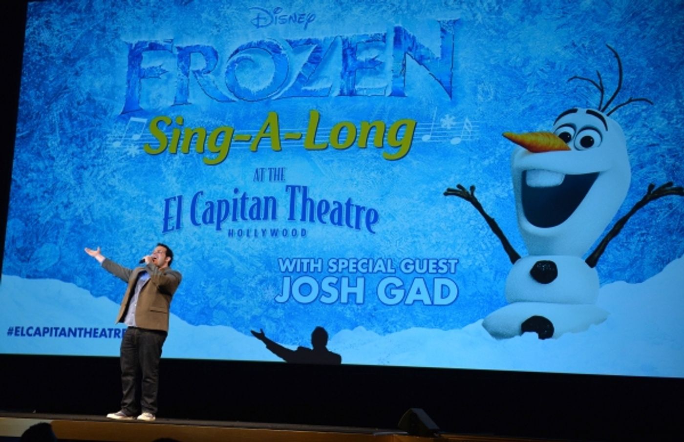 Photo Flash: Josh Gad Makes Appearance at FROZEN Sing-Along  Image