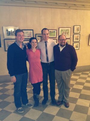 Andrew Taylor Swanson, Kat Evans, Scott Sawa, and David Rice @ BroadwayWorld Andrew Taylor Swanson, Kat Evans, Scott Sawa, and David Rice Photo