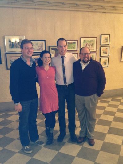 Andrew Taylor Swanson, Kat Evans, Scott Sawa, and David Rice Photo
