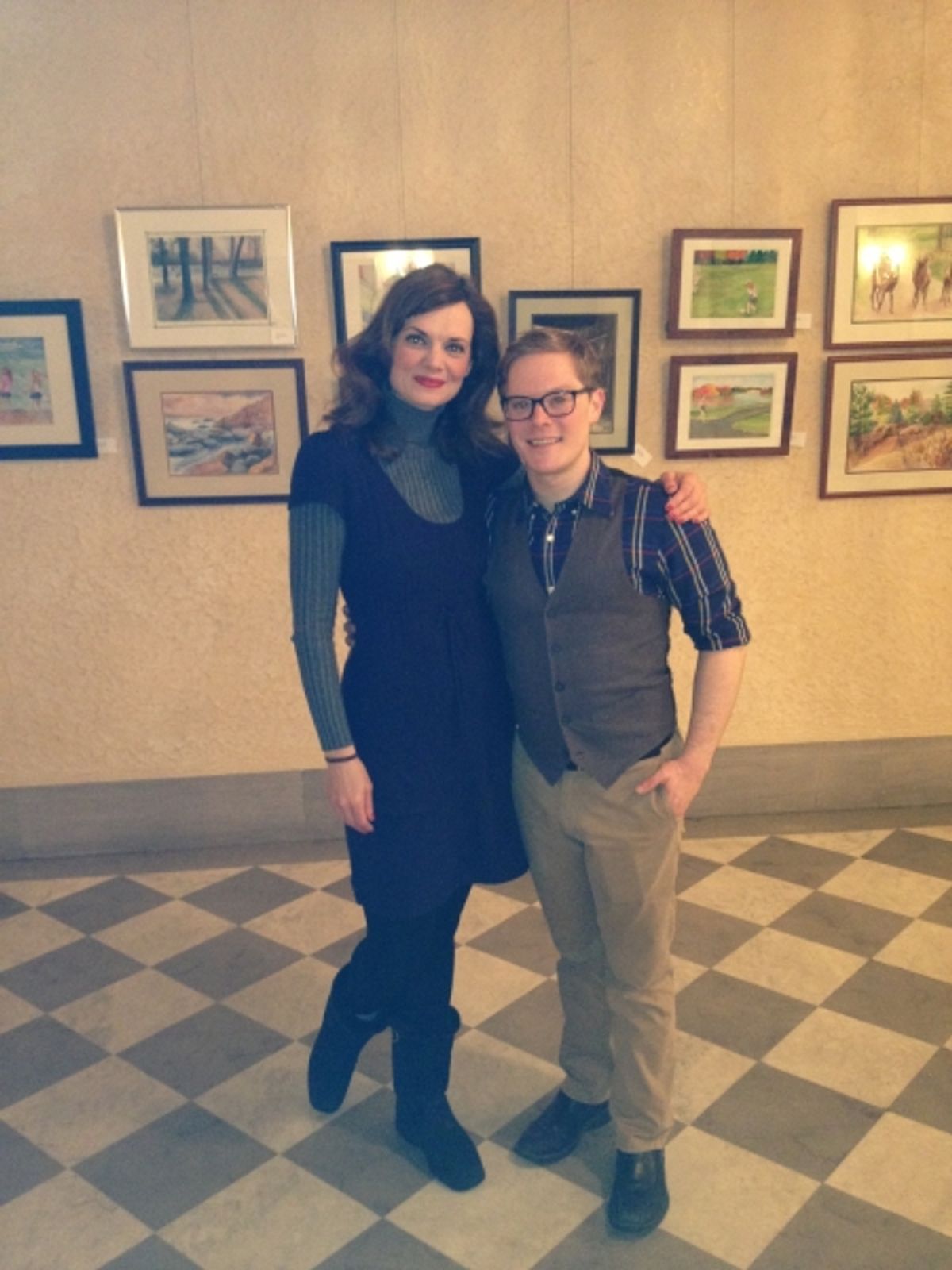 Gail Rastorfer and Alex Weisman at 