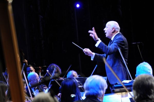 Grammy and Emmy Award winning composer Charles Fox directing the LA Lawyers Philharmo Photo