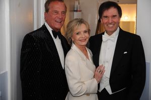Pat Boone, Florence Henderson and Maestro Gary S. Greene Photo