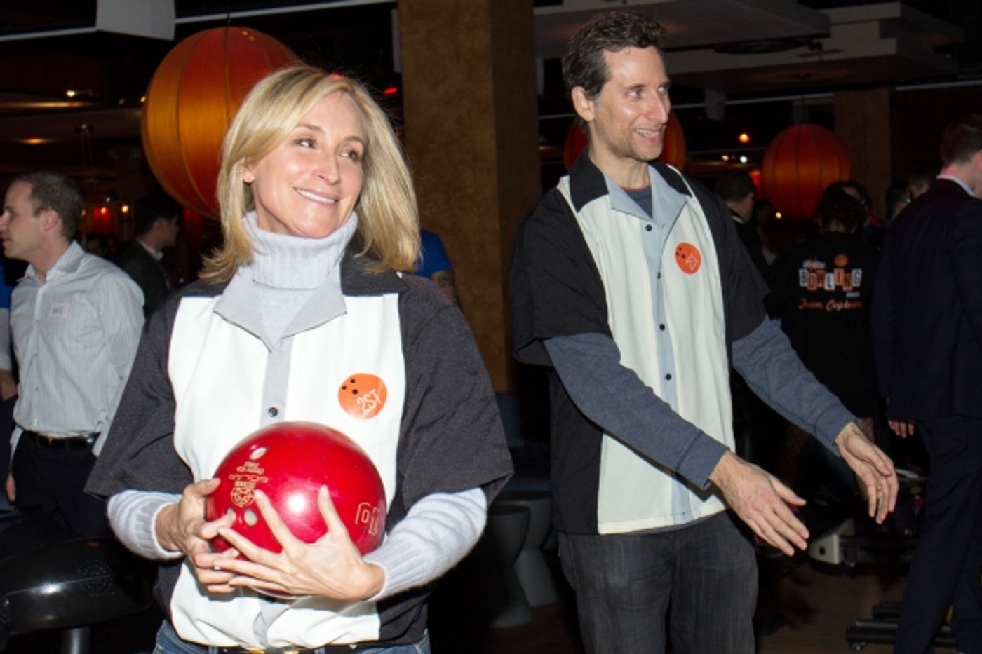 Photo Coverage: Let's Bowl! Zach Braff, Constantine Maroulis & More at Second Stage's Bowling Classic  Image
