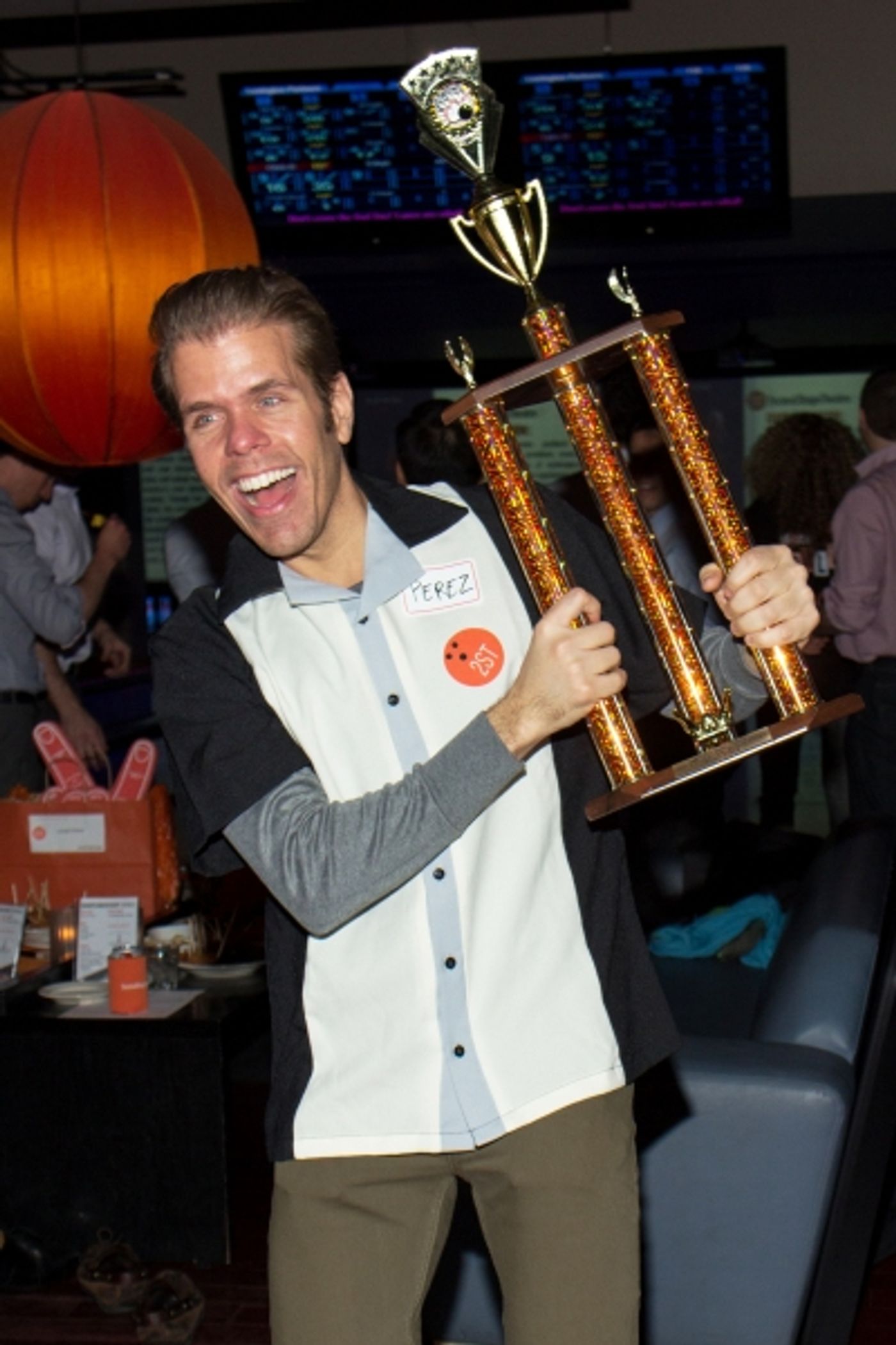 Photo Coverage: Let's Bowl! Zach Braff, Constantine Maroulis & More at Second Stage's Bowling Classic  Image