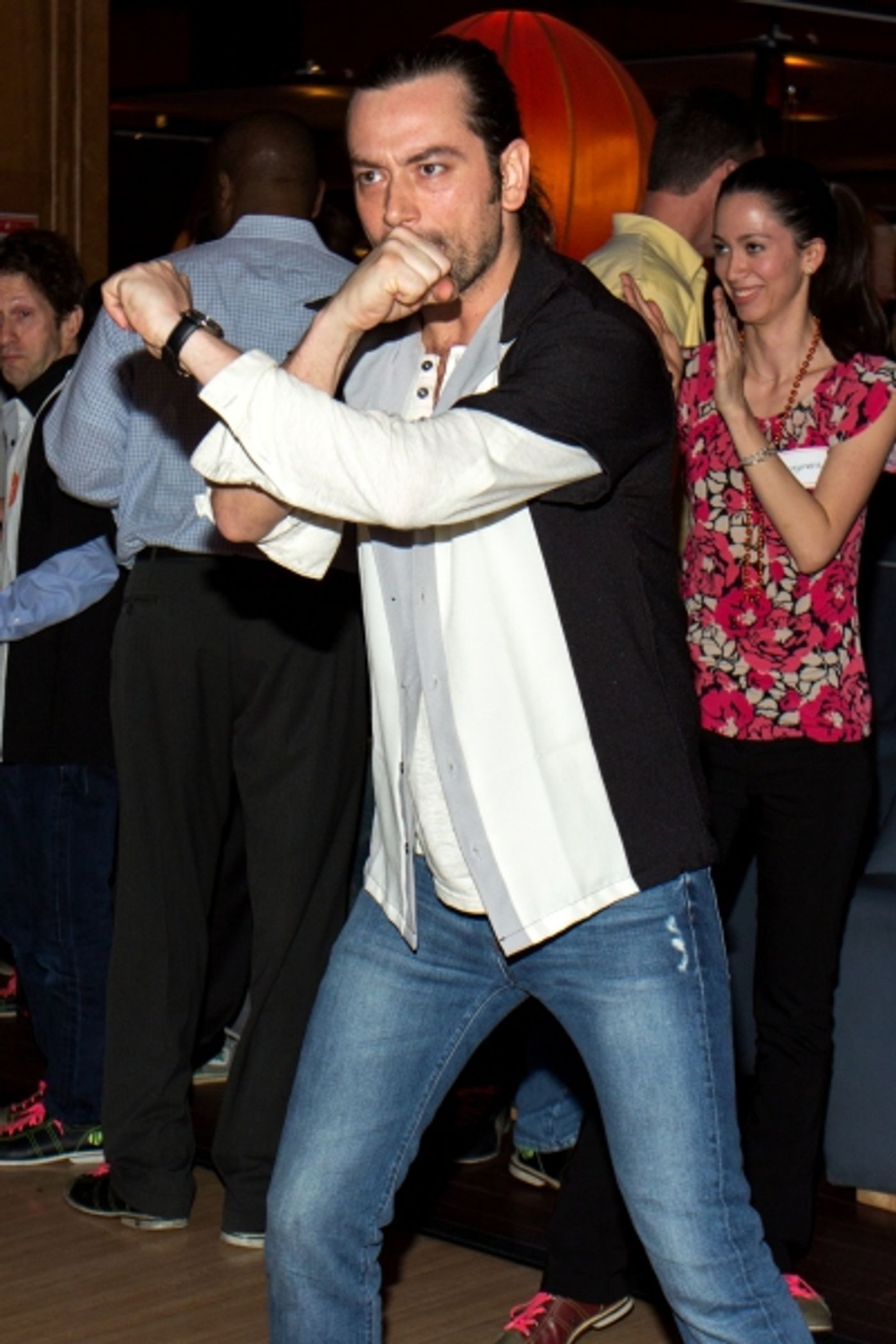 Photo Coverage: Let's Bowl! Zach Braff, Constantine Maroulis & More at Second Stage's Bowling Classic  Image