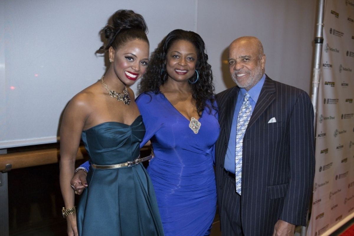 Krystal Joy Brown, her mother and Berry Gordy at 